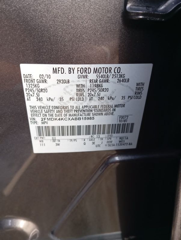 Thumbnail 3 of 2010 FORD Edge